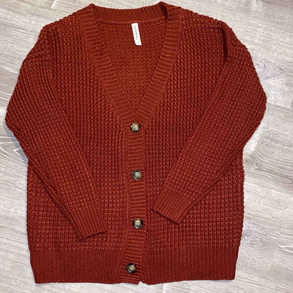 Soft rust cardigan ❤️